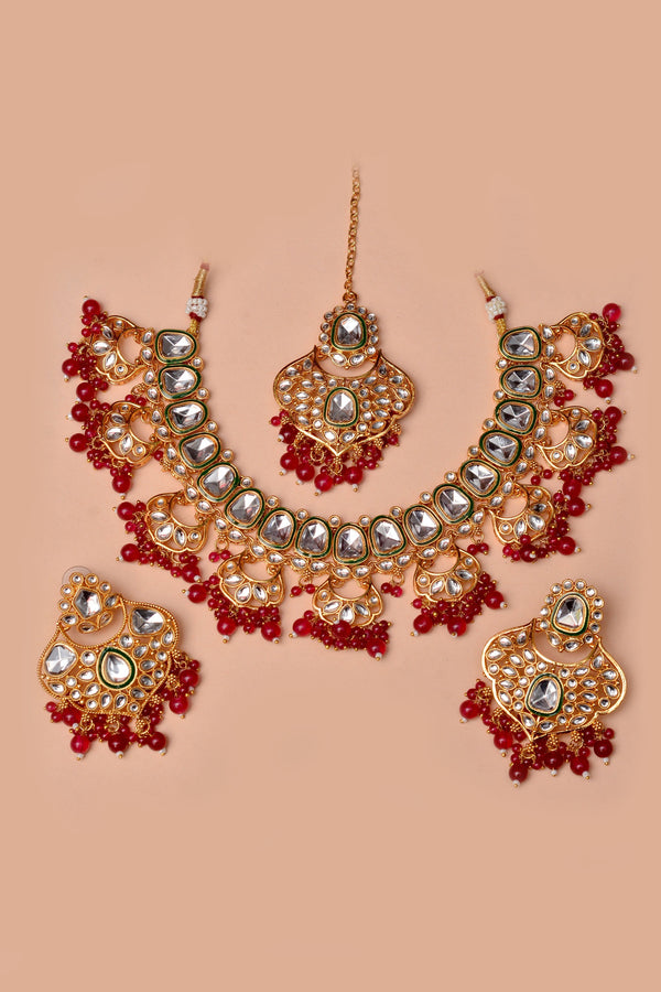 Anzay Jewellery - Bride of Tomorrow Red Bridal Set