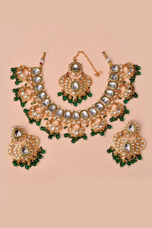 Anzay Jewellery - Bride of Tomorrow Green Bridal Set