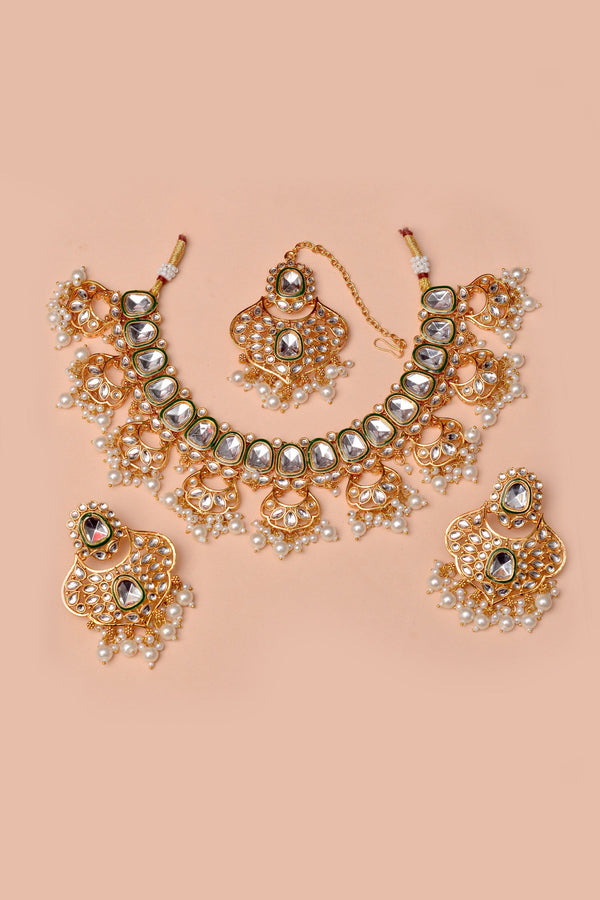 Anzay Jewellery - Bride of Tomorrow Golden Bridal Set