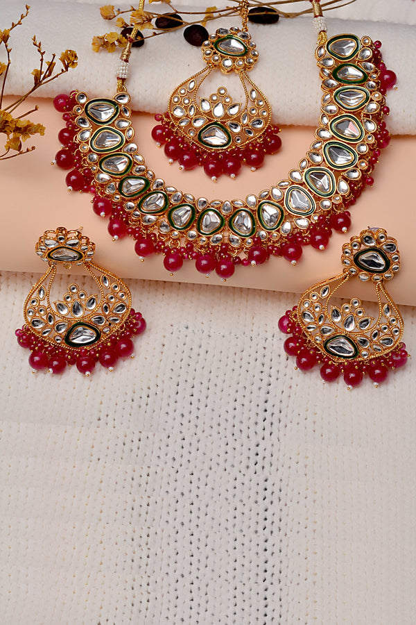 Anzay Jewellery - Bride of Tomorrow Red Bridal Set
