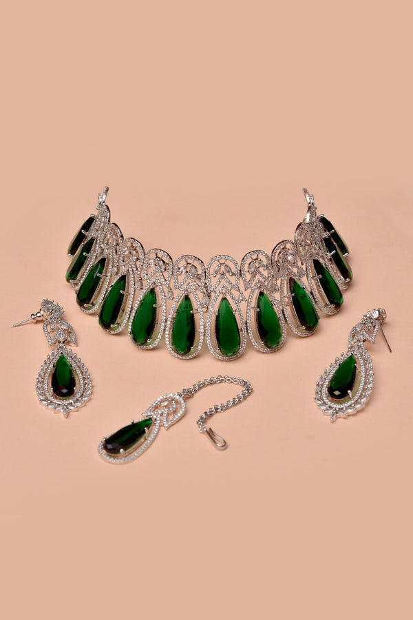 Anzay Jewellery - Bride of Tomorrow Green Bridal Set