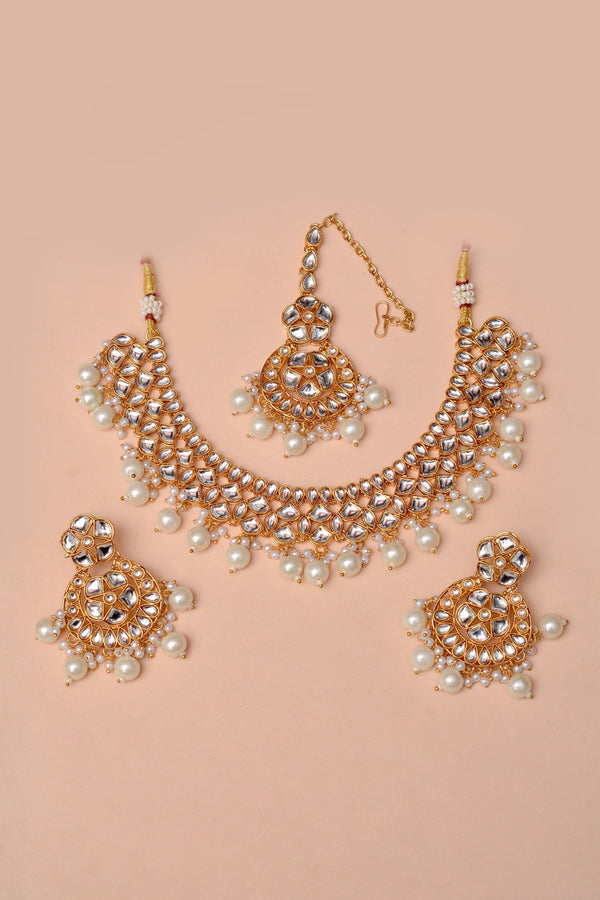 Anzay Jewellery - Bride of Tomorrow Golden Bridal Set