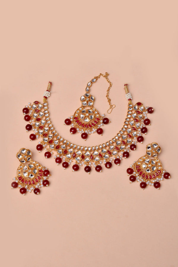 Anzay Jewellery - Bride of Tomorrow Red Bridal Set