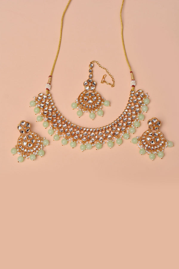 Anzay Jewellery - Bride of Tomorrow Green Bridal Set