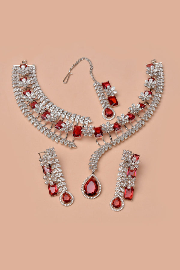 Anzay Jewellery - Bride of Tomorrow Red Bridal Set