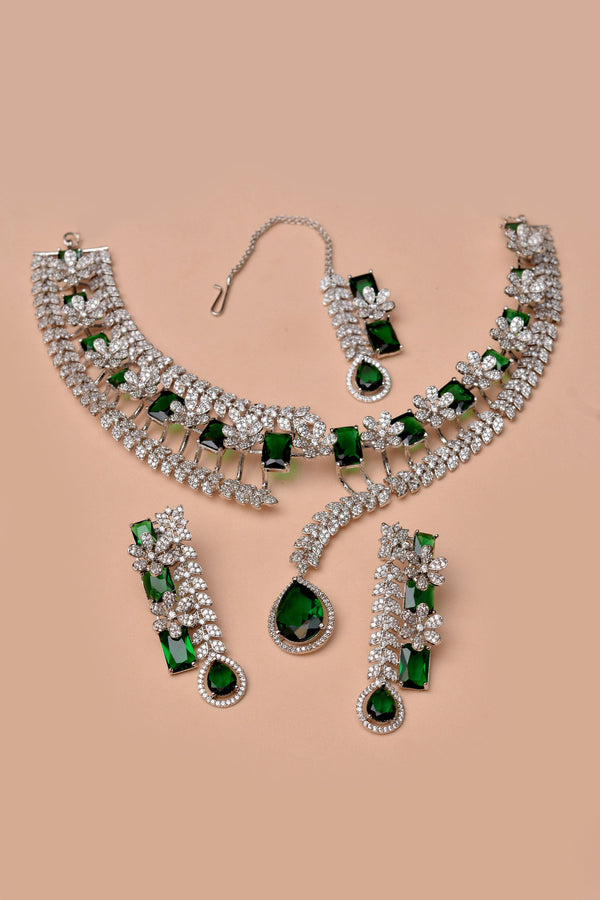 Anzay Jewellery - Bride of Tomorrow Green Bridal Set