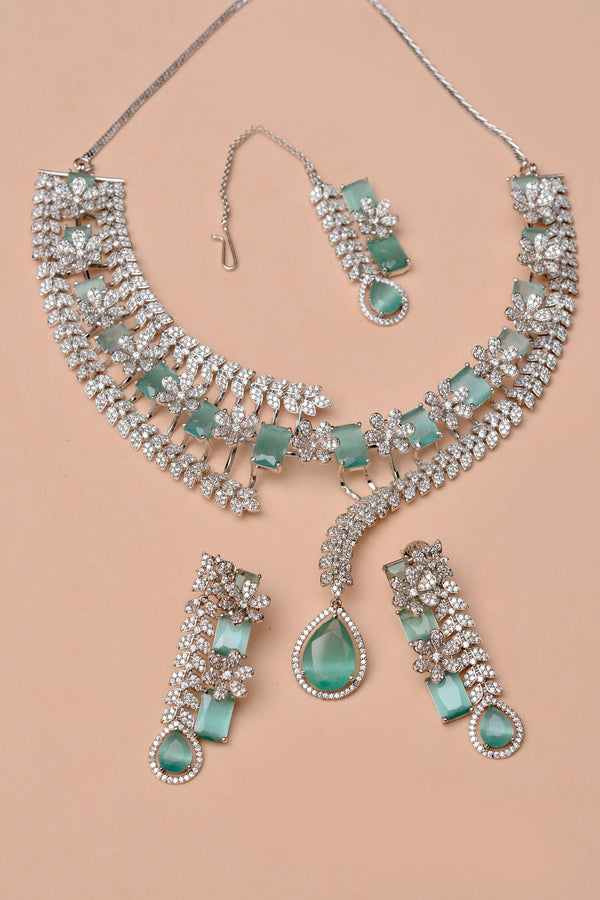 Anzay Jewellery - Bride of Tomorrow Green Bridal Set