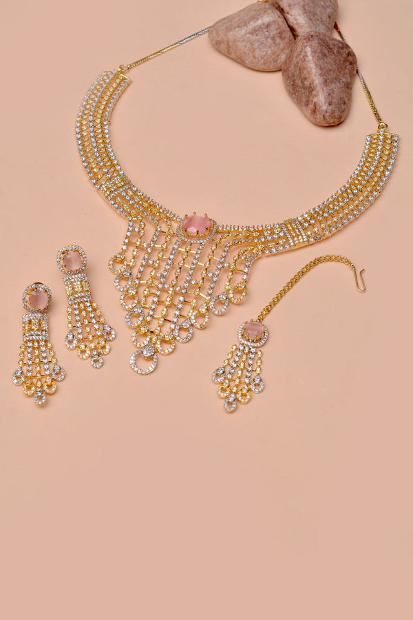 Anzay Jewellery - Bride of Tomorrow Pink Bridal Set