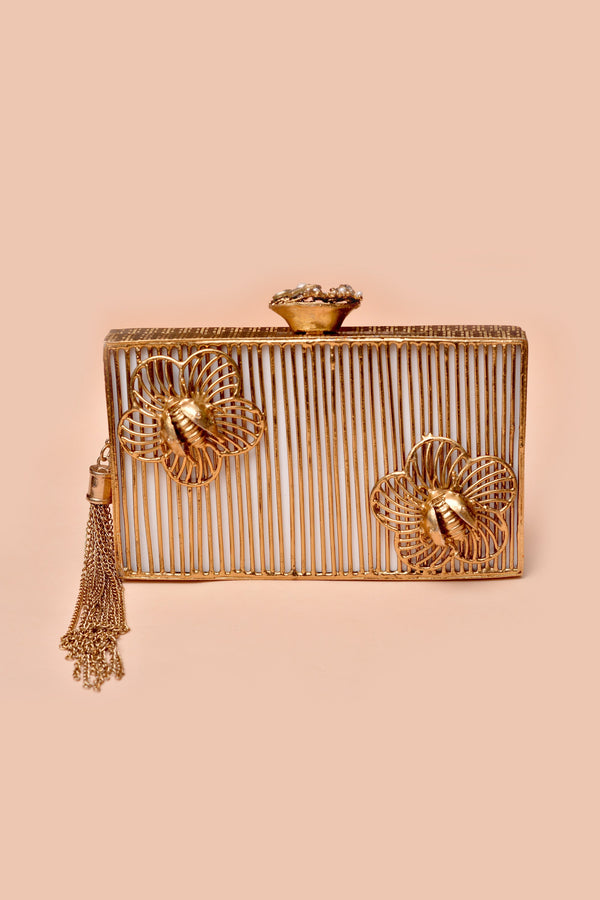 Anzay Jewellery - Bride of Tomorrow White Ladies Clutch