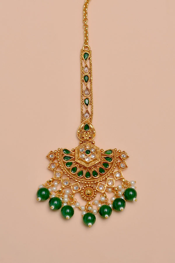 Anzay Jewellery - Bride of Tomorrow Green Bindiya