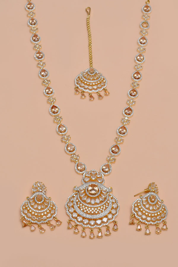 Anzay Jewellery - Bride of Tomorrow Champagne Maala Necklace