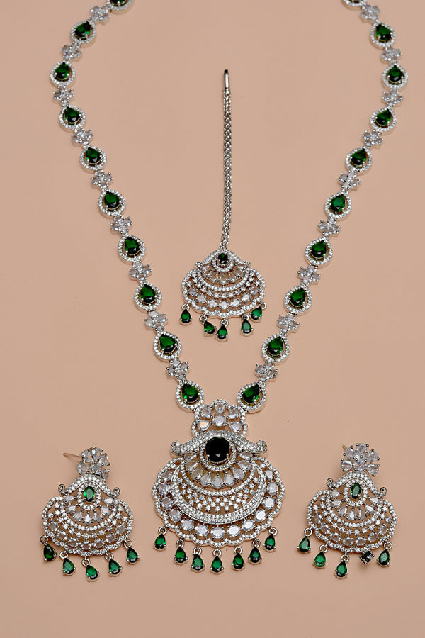 Anzay Jewellery - Bride of Tomorrow Green Maala Necklace