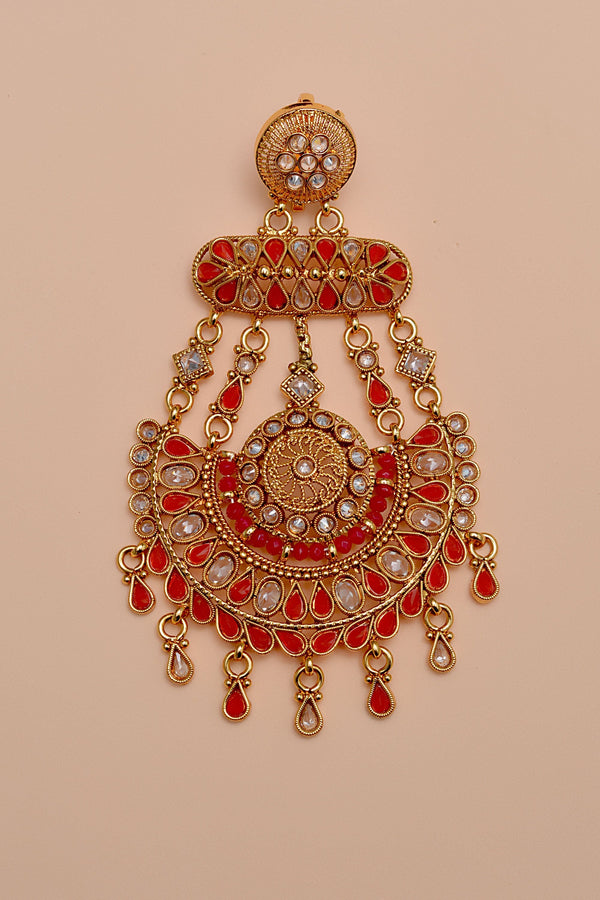 Anzay Jewellery - Bride of Tomorrow Red Jhoomar