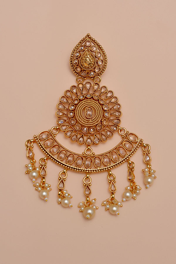 Anzay Jewellery - Bride of Tomorrow Champagne Jhoomar
