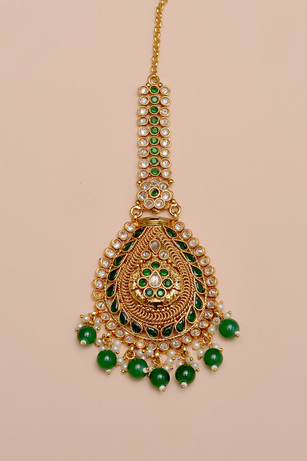 Anzay Jewellery - Bride of Tomorrow Green Bindiya