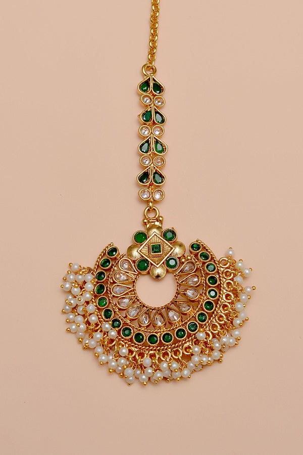 Anzay Jewellery - Bride of Tomorrow Green Bindiya