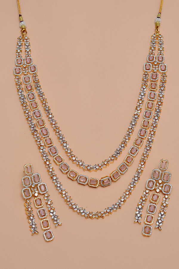 Anzay Jewellery - Bride of Tomorrow Pink Maala Necklace