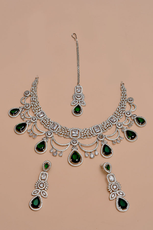 Anzay Jewellery - Bride of Tomorrow Green Bridal Set