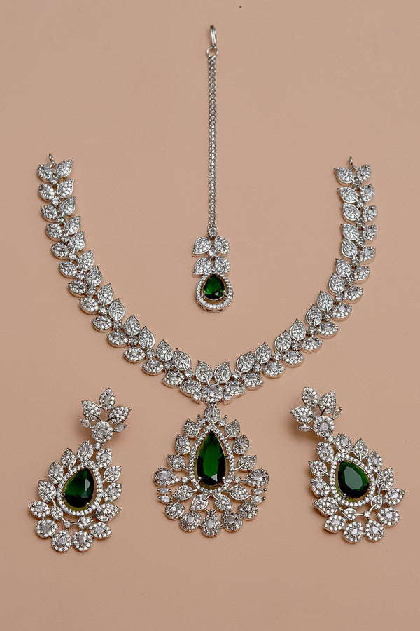Anzay Jewellery - Bride of Tomorrow Green Bridal Set