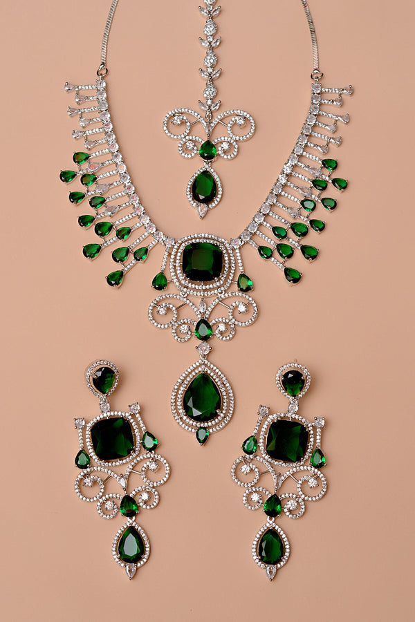 Anzay Jewellery - Bride of Tomorrow Green Bridal Set