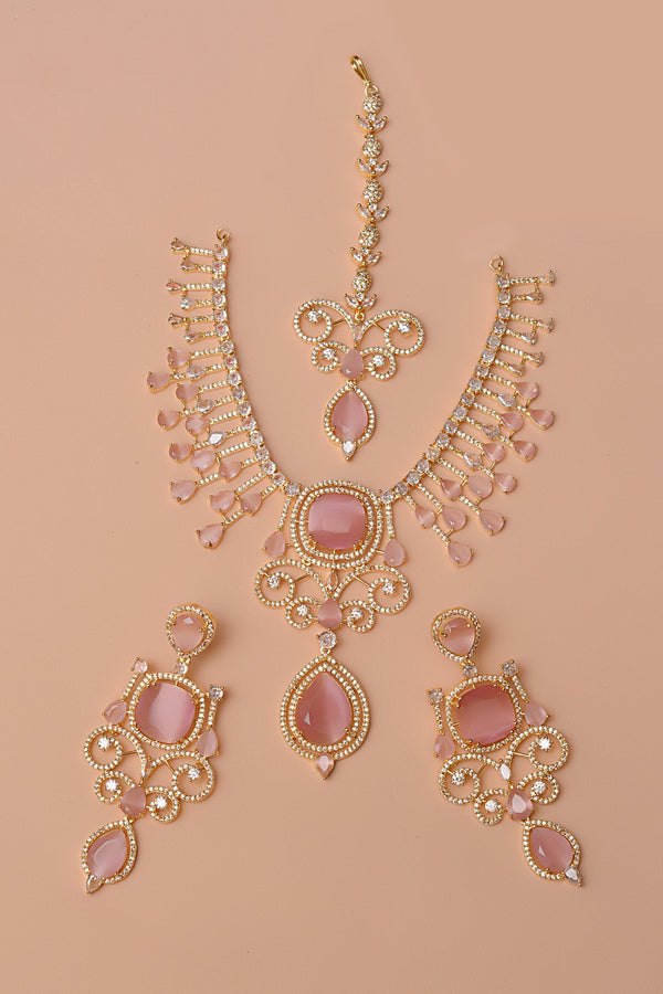 Anzay Jewellery - Bride of Tomorrow Pink Bridal Set