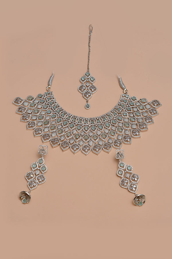 Anzay Jewellery - Bride of Tomorrow Green Bridal Set