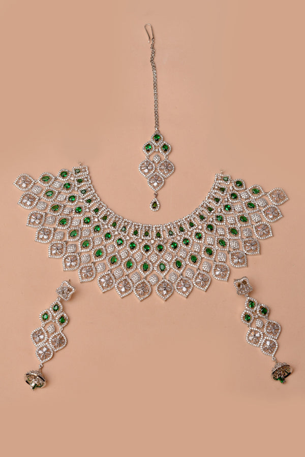 Anzay Jewellery - Bride of Tomorrow Green Bridal Set