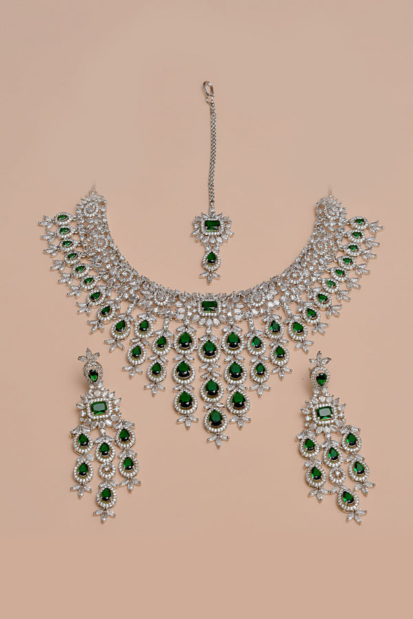 Anzay Jewellery - Bride of Tomorrow Green Bridal Set