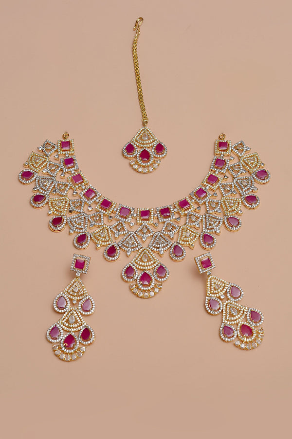 Anzay Jewellery - Bride of Tomorrow Red Bridal Set