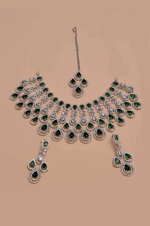 Anzay Jewellery - Bride of Tomorrow Green Bridal Set