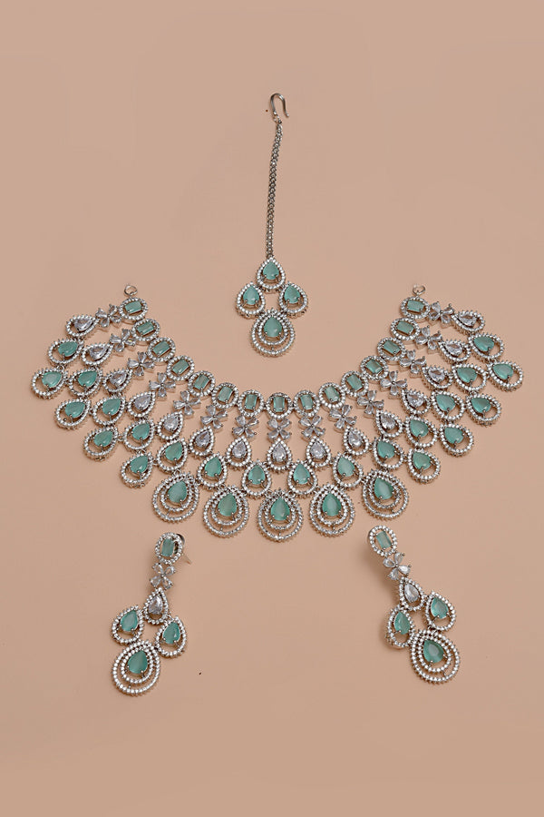 Anzay Jewellery - Bride of Tomorrow Green Bridal Set