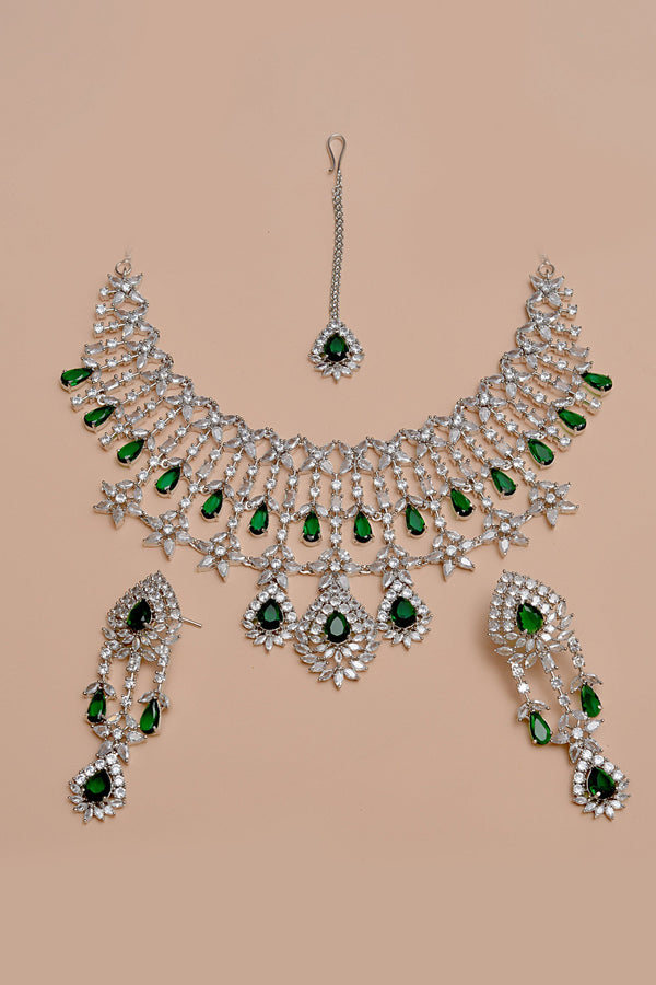 Anzay Jewellery - Bride of Tomorrow Green Bridal Set