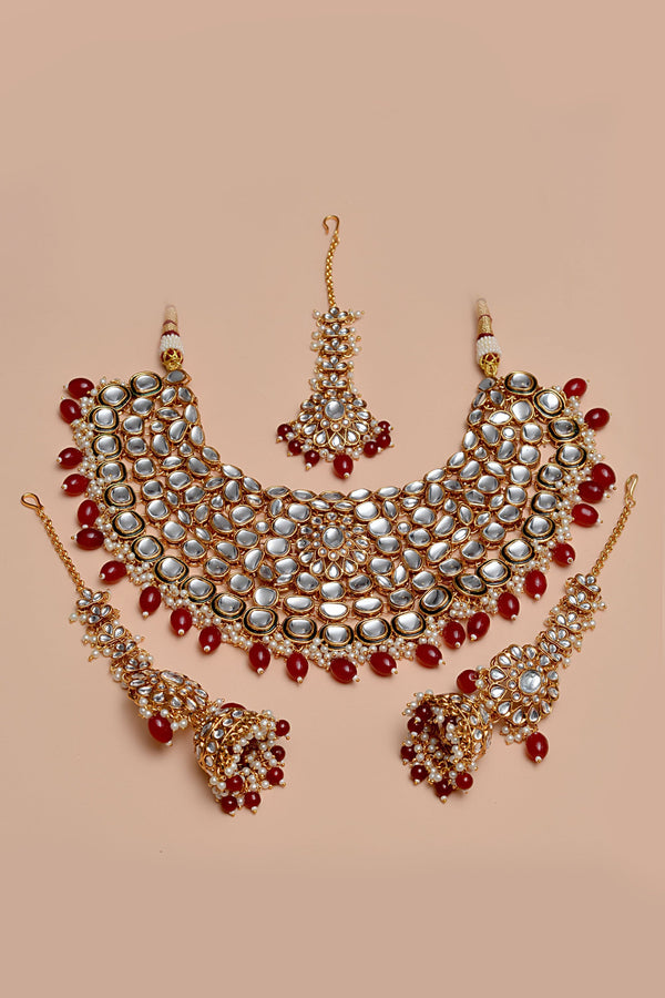 Anzay Jewellery - Bride of Tomorrow Red Bridal Set