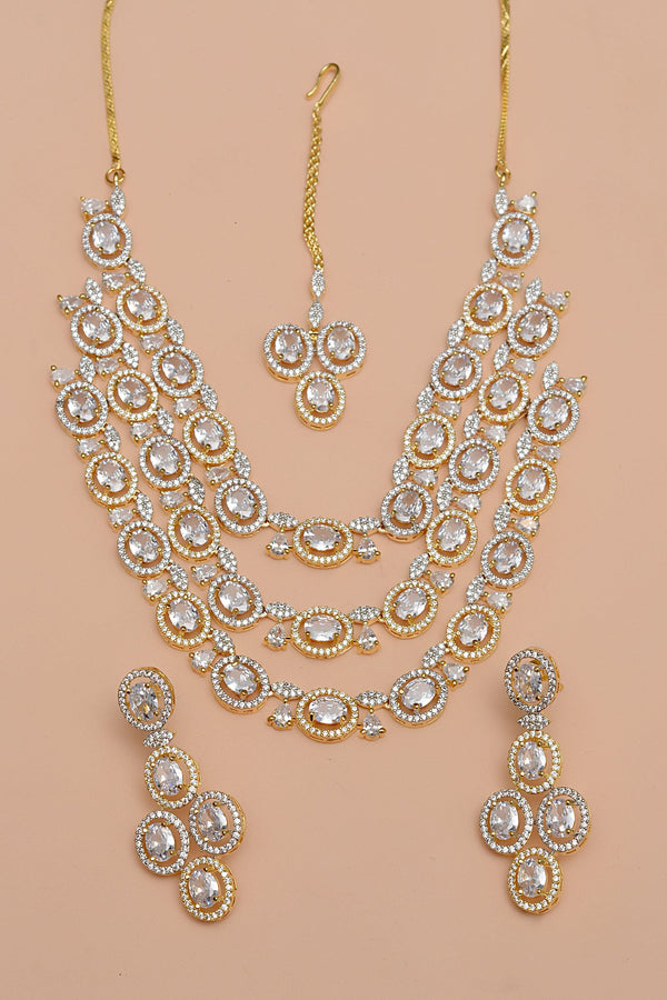 Anzay Jewellery - Bride of Tomorrow Golden Bridal Set