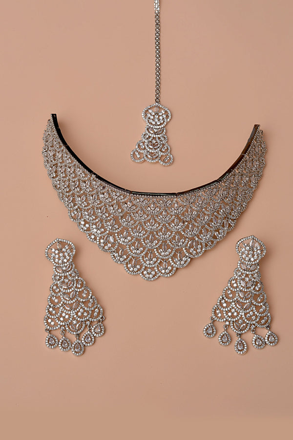 Anzay Jewellery - Bride of Tomorrow Silver Bridal Set