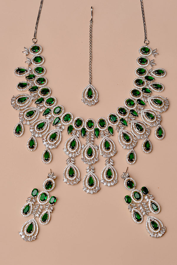 Anzay Jewellery - Bride of Tomorrow Green Bridal Set