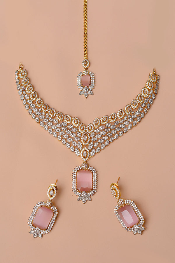 Anzay Jewellery - Bride of Tomorrow Pink Bridal Set