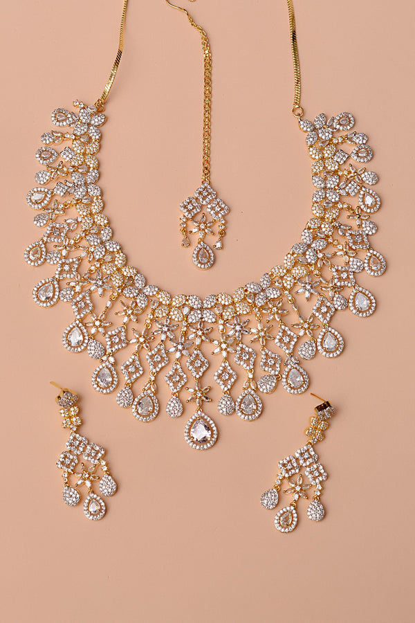 Anzay Jewellery - Bride of Tomorrow Golden Bridal Set