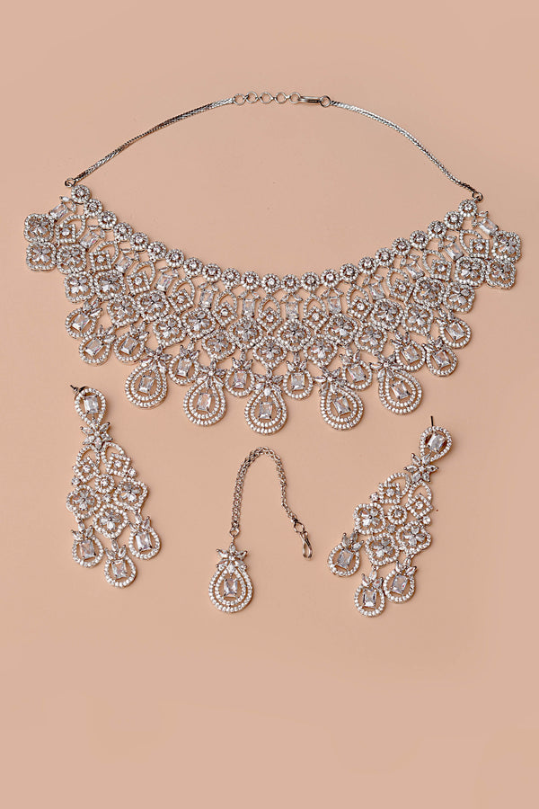 Anzay Jewellery - Bride of Tomorrow Silver Bridal Set