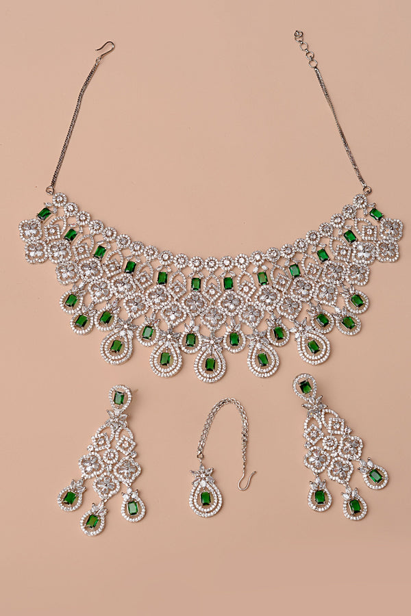 Anzay Jewellery - Bride of Tomorrow Green Bridal Set