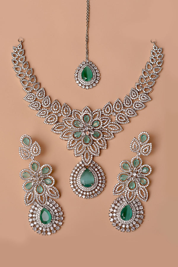 Anzay Jewellery - Bride of Tomorrow Green Bridal Set