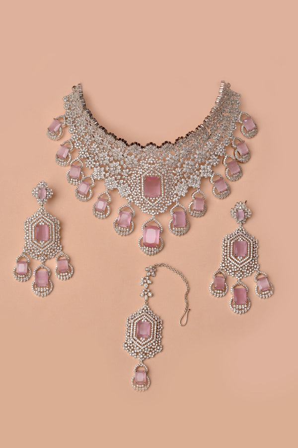 Anzay Jewellery - Bride of Tomorrow Pink Bridal Set