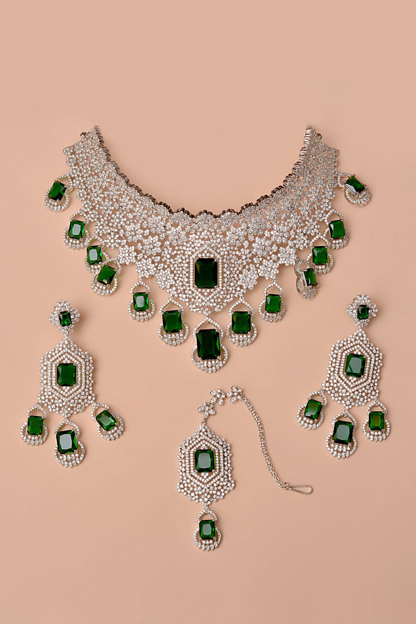 Anzay Jewellery - Bride of Tomorrow Green Bridal Set