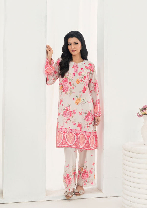 YoloPret - 2Pc Printed Arabic Silk AML-W25-0049