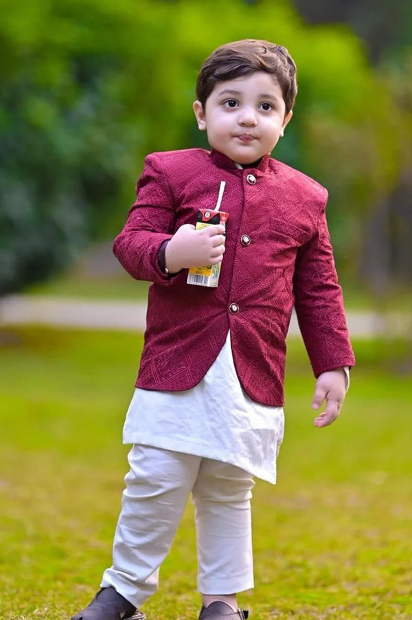 Hassanjee - Red Prince coat - P9