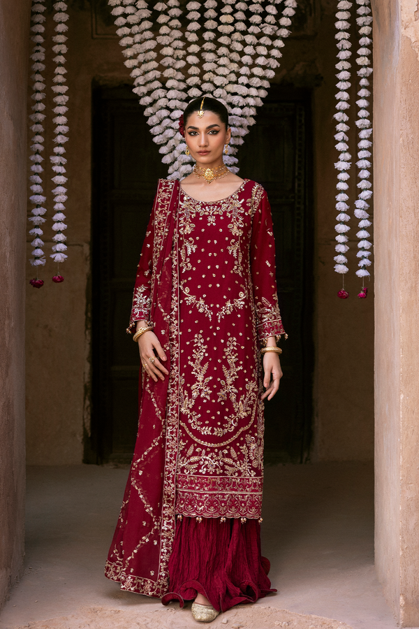 Emaan Adeel - ROSMYN 3 PC Stitched/Unstitched Wedding Wear Dress