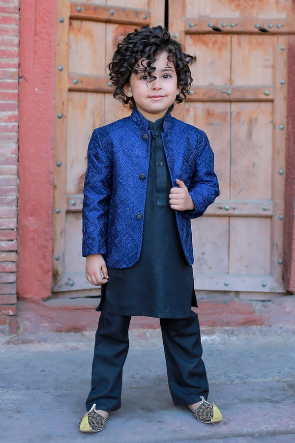 Hassanjee - Royal blue Prince coat - P8