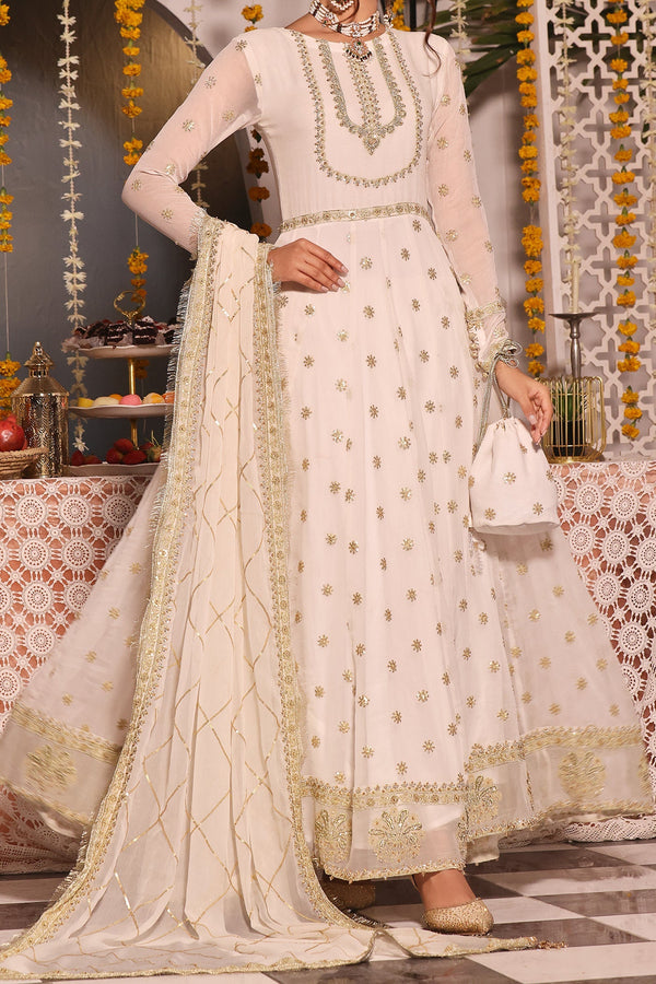 Noorangi - Unstitched Festive Ela | Chiffon | 3-Piece MTO Pakistani Dress