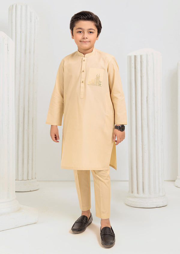 Bonanza Satrangi - Cream-Blended-Kurta Trouser - (B25KP2034)
