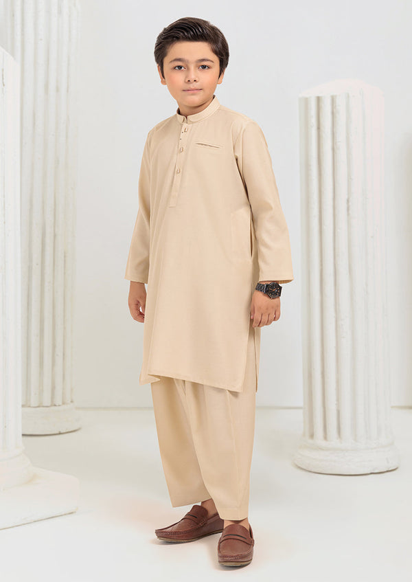 Bonanza Satrangi - Beige-Blended-Shalwar Suit- (B25SS2032)
